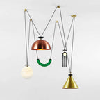 Modern Geometric Shape Ceiling Light Fixture Lighting Lobby