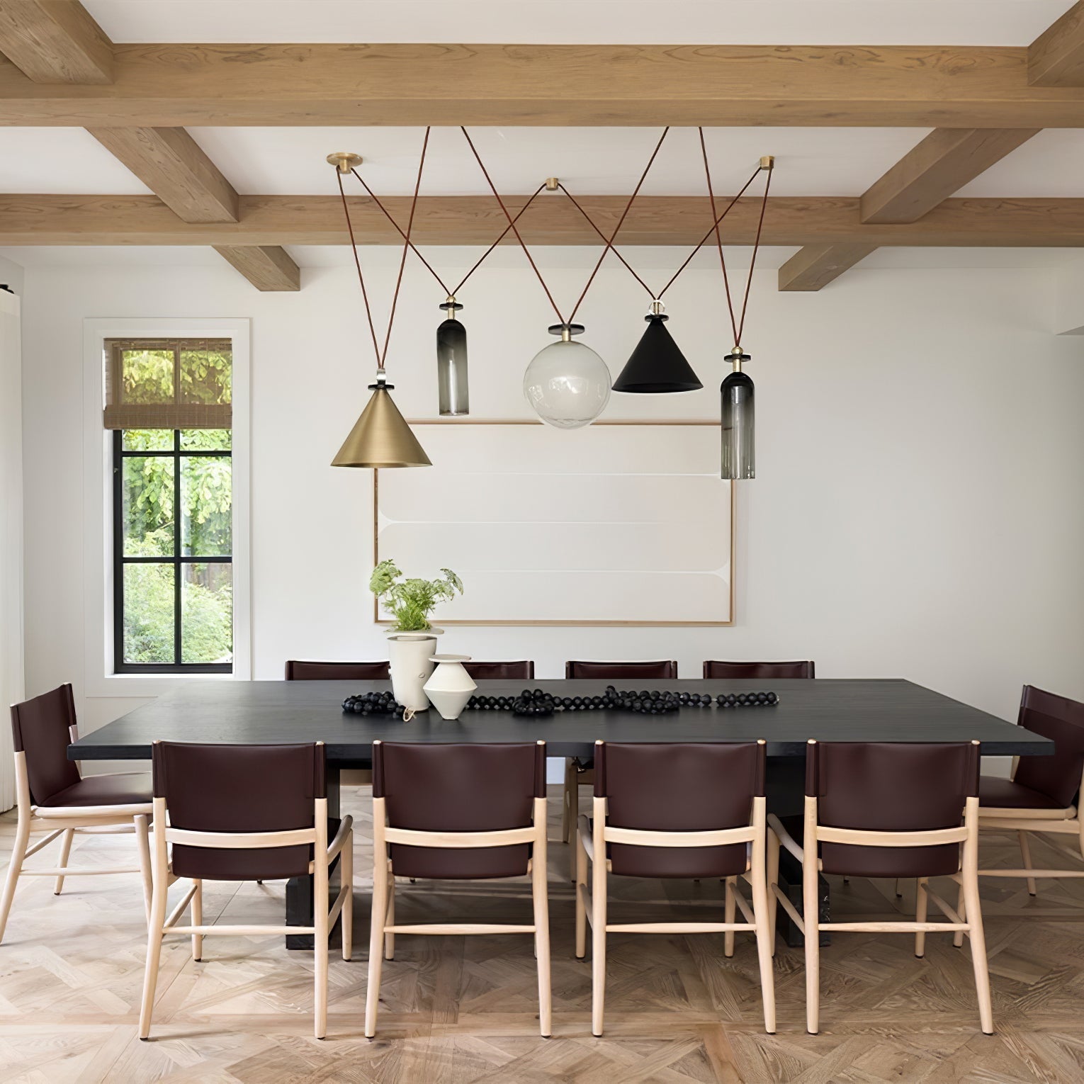 Modern Geometric Shape Ceiling Light Fixture Lighting Lobby