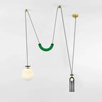 Modern Geometric Shape Ceiling Light Fixture Lighting Lobby
