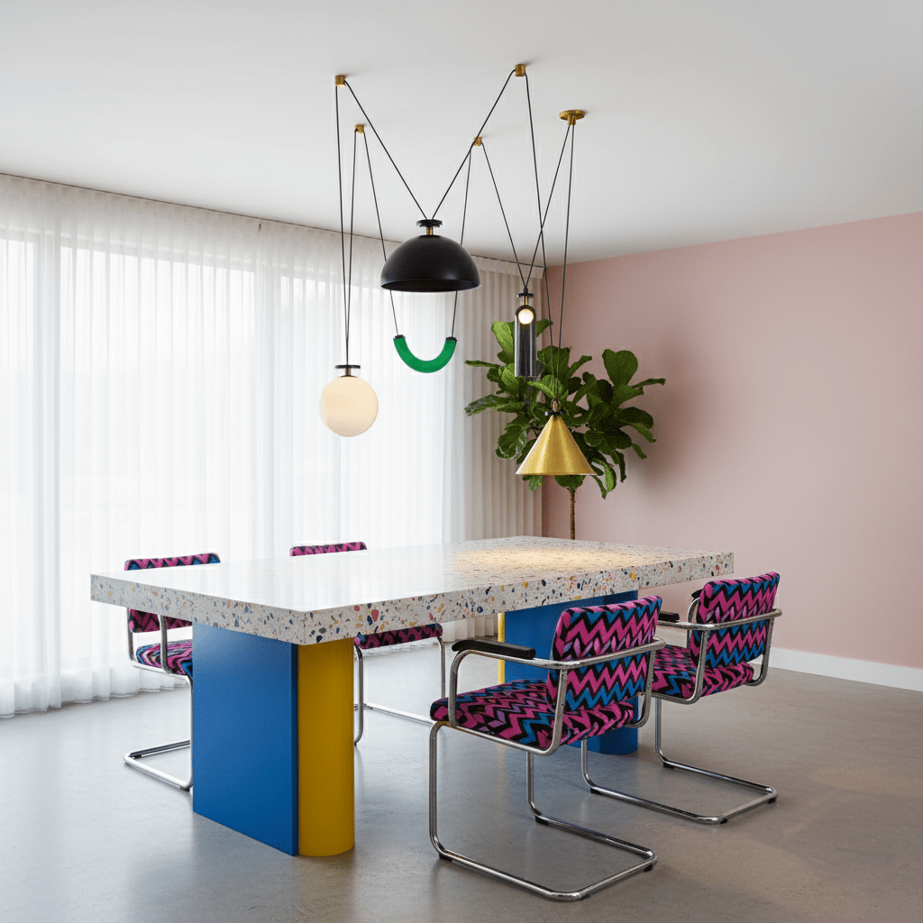 Modern Geometric Shape Ceiling Light Fixture Lighting Lobby