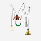 Modern Geometric Shape Ceiling Light Fixture Lighting Lobby