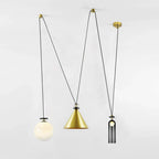 Modern Geometric Shape Ceiling Light Fixture Lighting Lobby