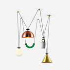 Modern Geometric Shape Ceiling Light Fixture Lighting Lobby