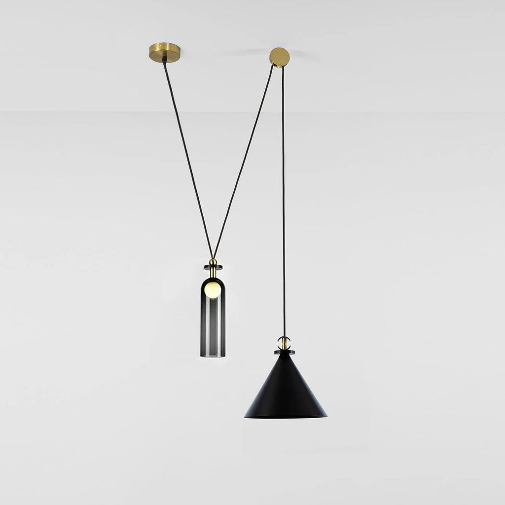 Modern Geometric Shape Ceiling Light Fixture Lighting Lobby