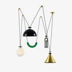 Modern Geometric Shape Ceiling Light Fixture Lighting Lobby