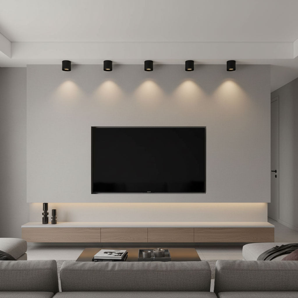 Modupoint Ceiling Fixture Lighting Lobby
