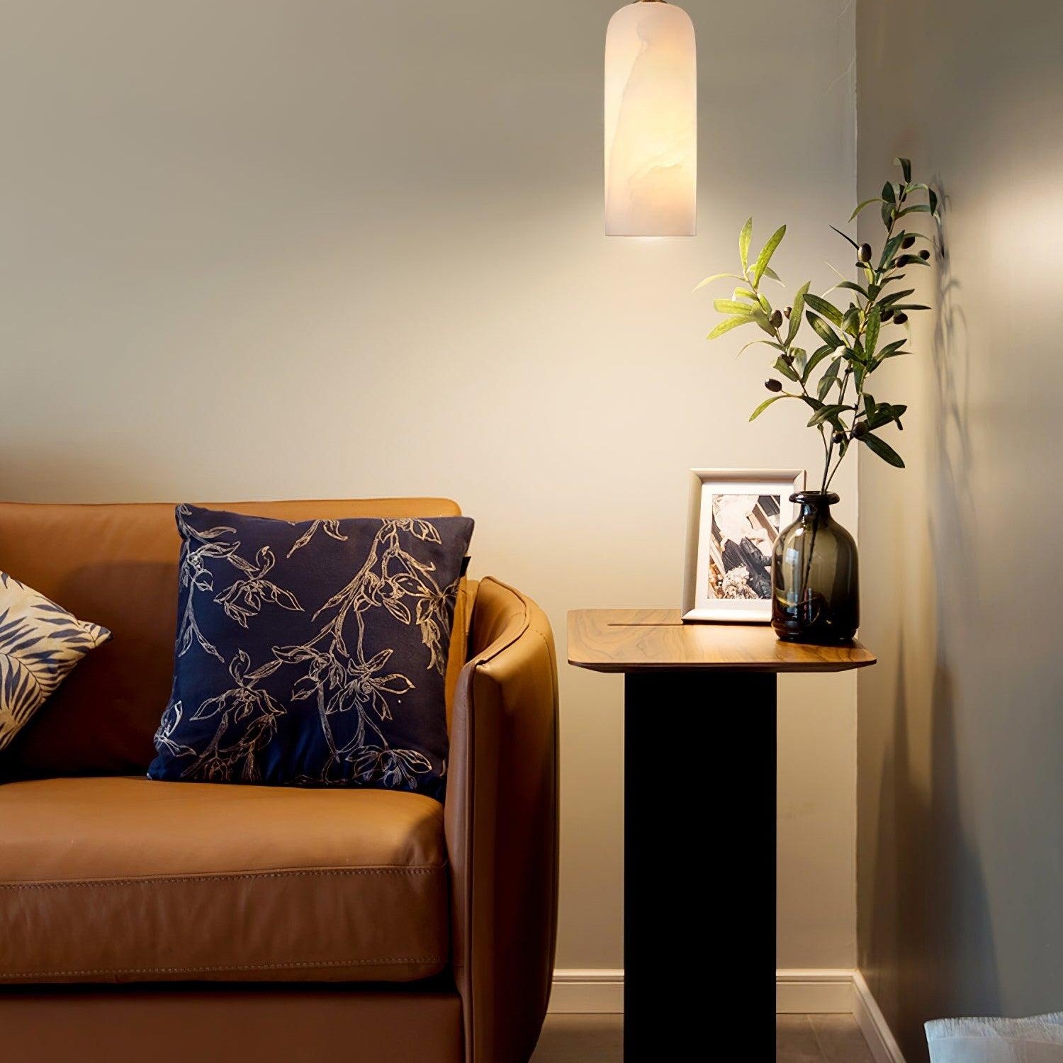 Monty Alabaster Ceiling Suspension Lamp Lighting Lobby