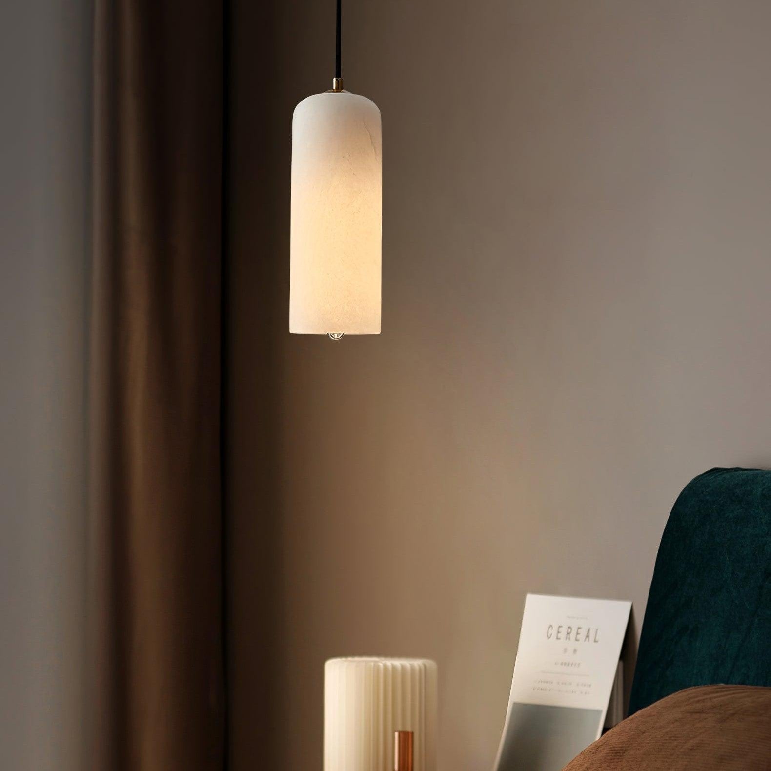 Monty Alabaster Ceiling Suspension Lamp Lighting Lobby