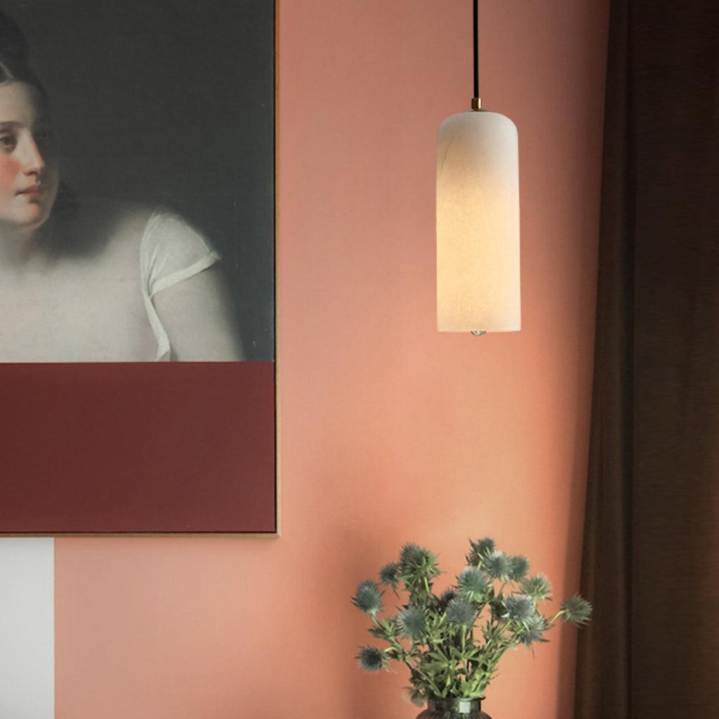 Monty Alabaster Ceiling Suspension Lamp Lighting Lobby