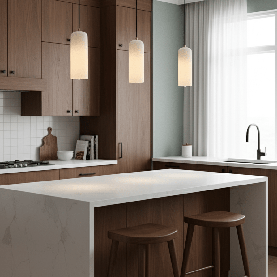 Monty Alabaster Ceiling Suspension Lamp Lighting Lobby