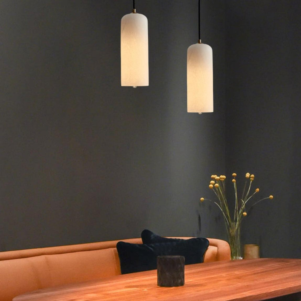 Monty Alabaster Ceiling Suspension Lamp Lighting Lobby