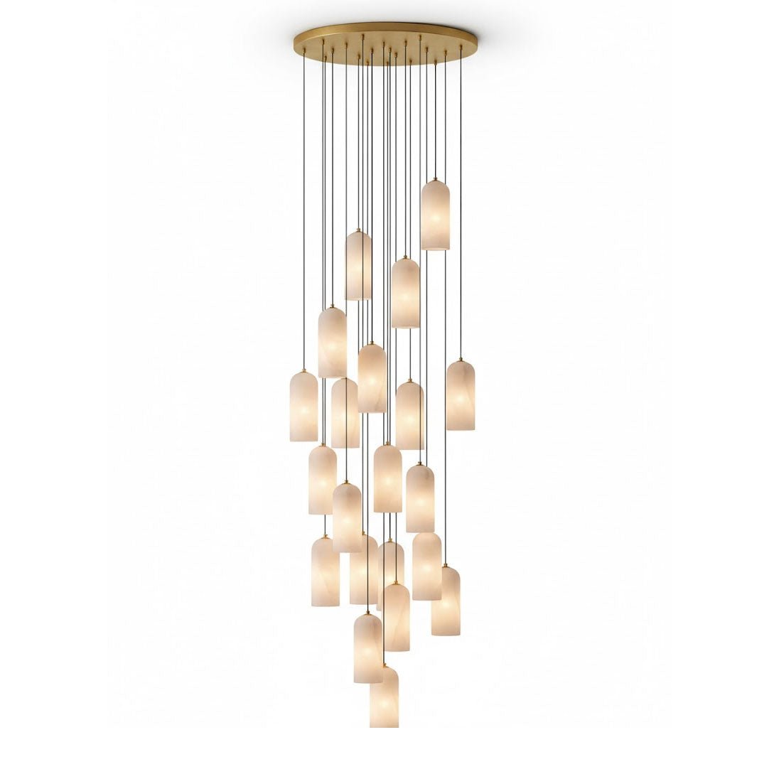 Monty Alabaster Ceiling Suspension Lamp Lighting Lobby