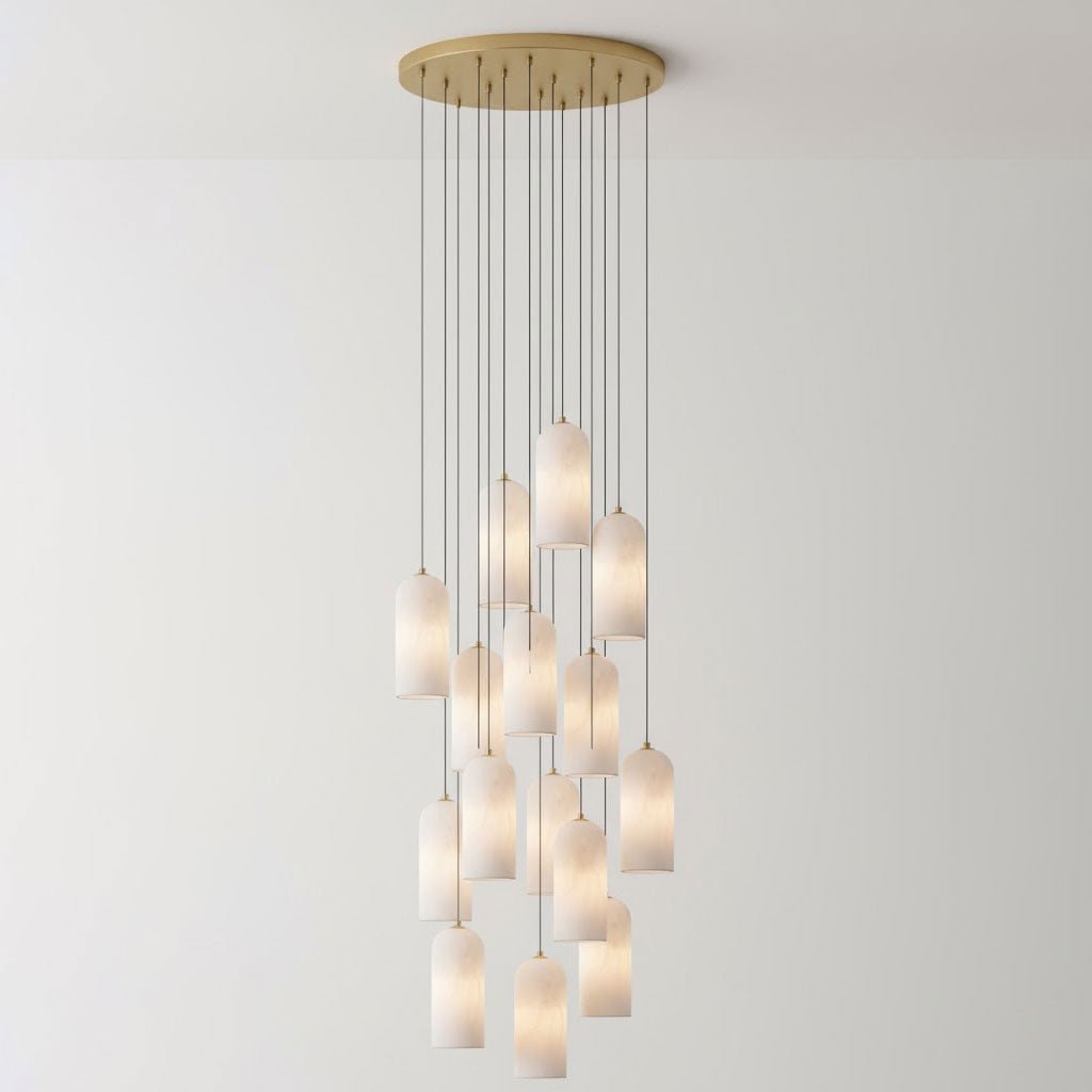 Monty Alabaster Ceiling Suspension Lamp Lighting Lobby