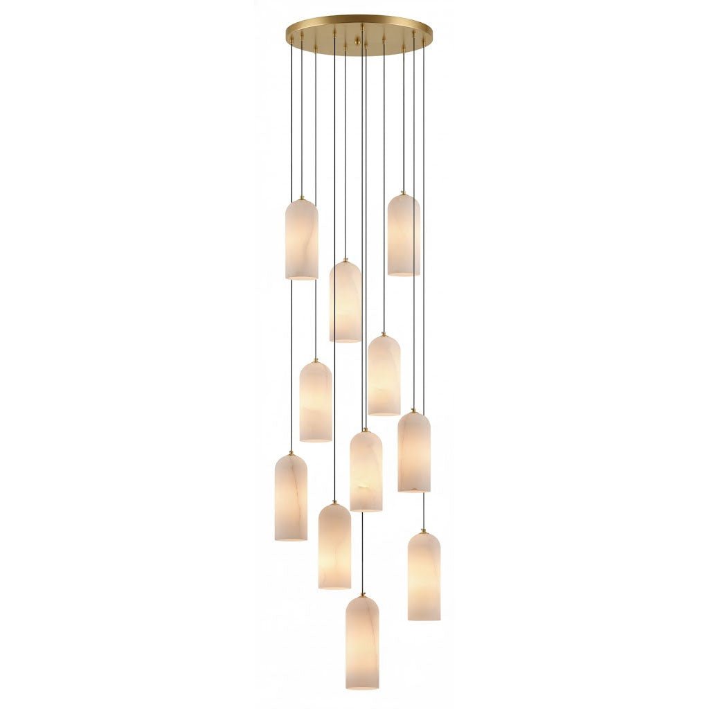 Monty Alabaster Ceiling Suspension Lamp Lighting Lobby