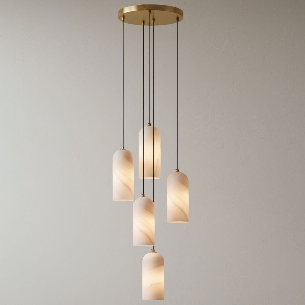 Monty Alabaster Ceiling Suspension Lamp Lighting Lobby