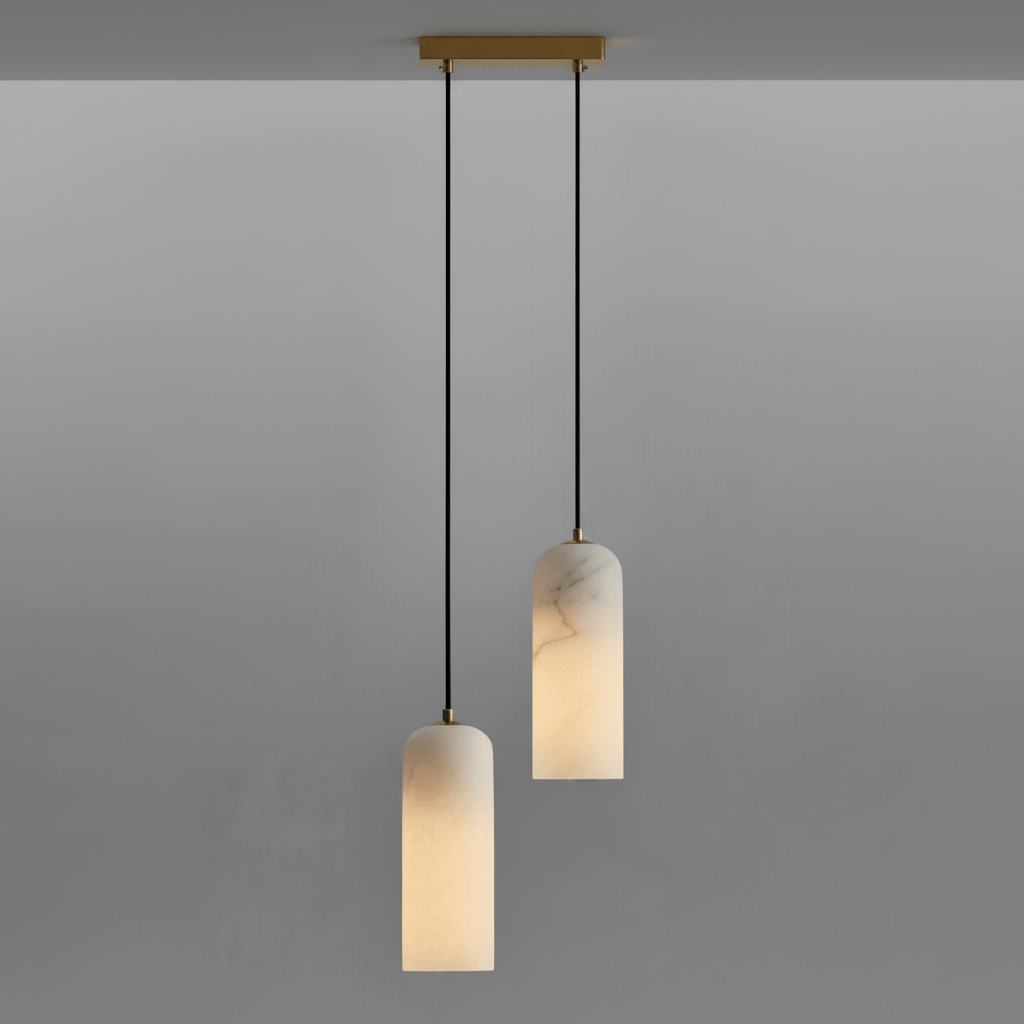 Monty Alabaster Ceiling Suspension Lamp Lighting Lobby