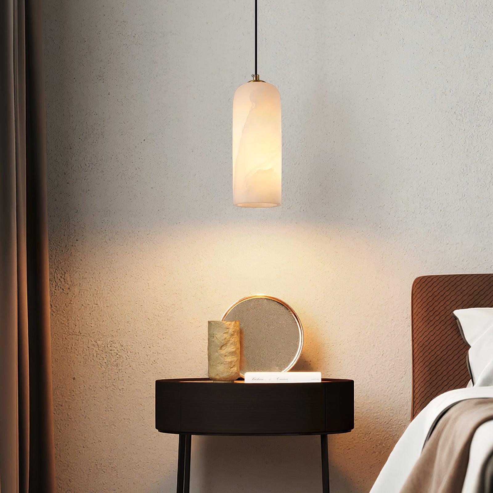 Monty Alabaster Ceiling Suspension Lamp Lighting Lobby