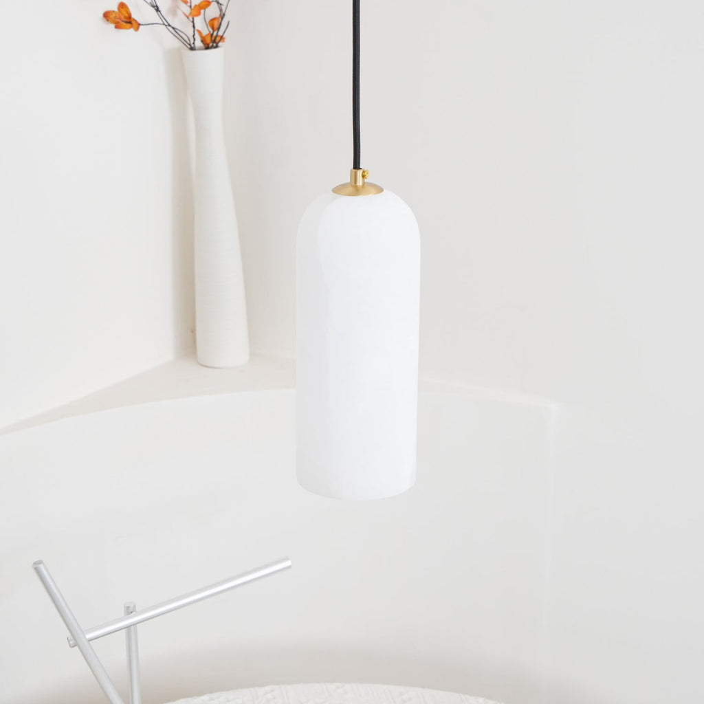 Monty Alabaster Ceiling Suspension Lamp Lighting Lobby