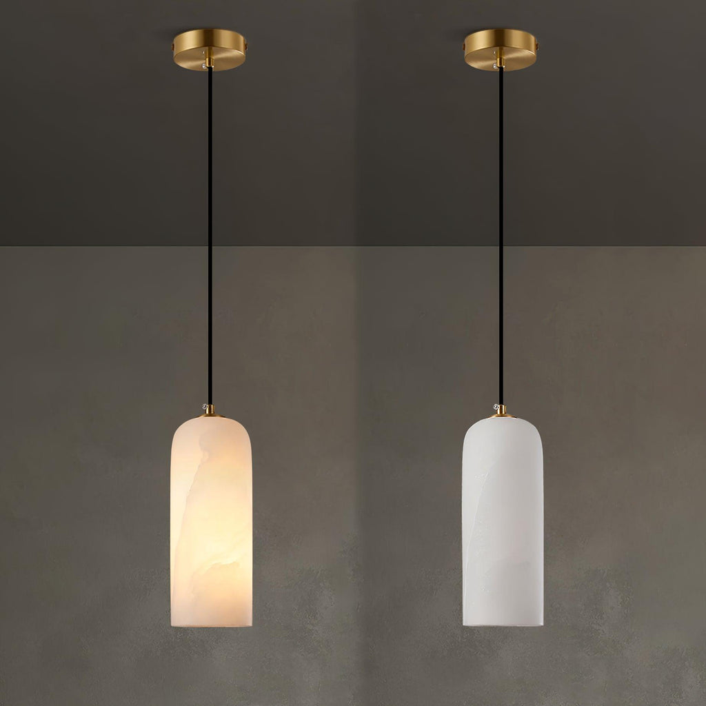 Monty Alabaster Ceiling Suspension Lamp Lighting Lobby
