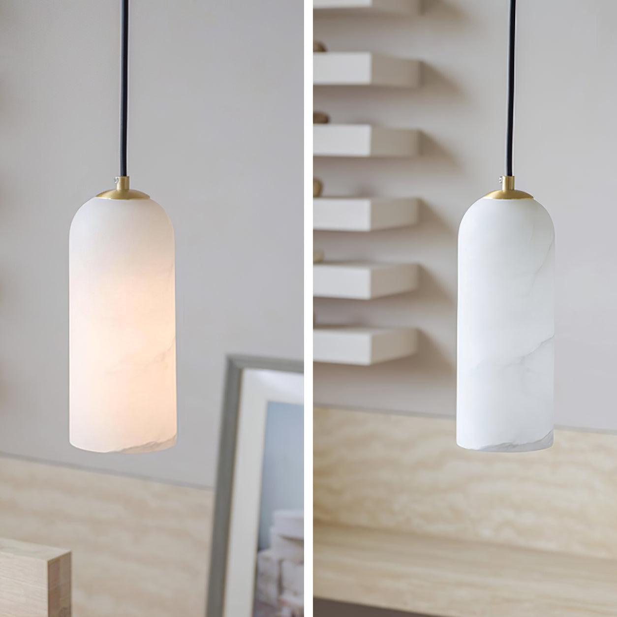 Monty Alabaster Ceiling Suspension Lamp Lighting Lobby