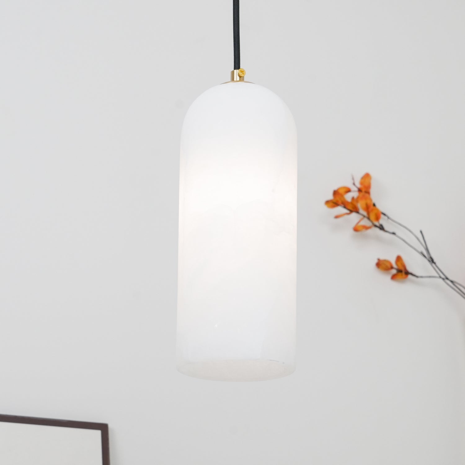 Monty Alabaster Ceiling Suspension Lamp Lighting Lobby