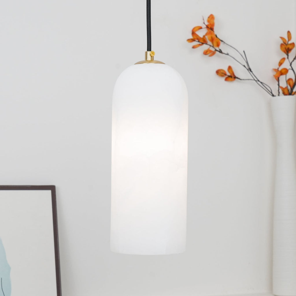 Monty Alabaster Ceiling Suspension Lamp Lighting Lobby