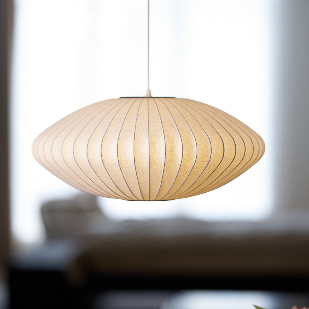 Mulberry Silk Bubble Ceiling Pendant Light Lighting Lobby