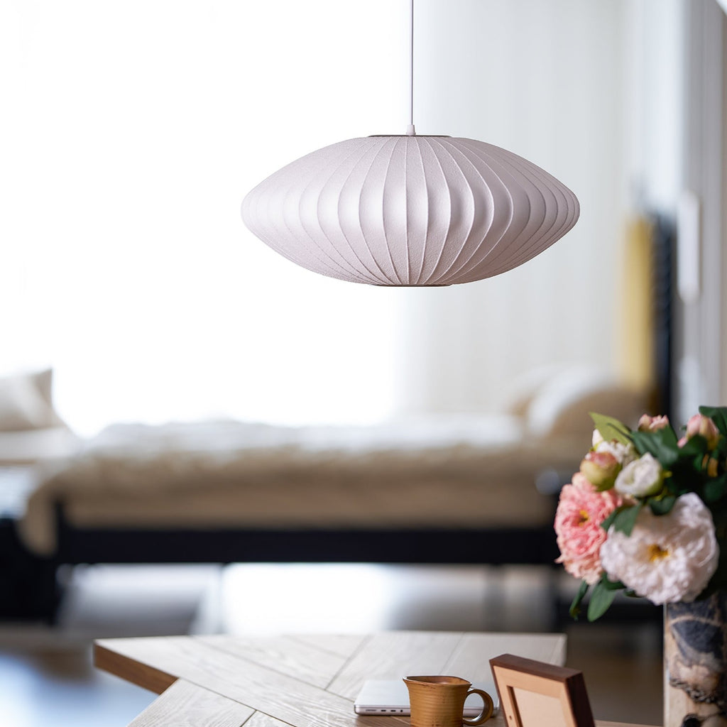Mulberry Silk Bubble Ceiling Pendant Light Lighting Lobby