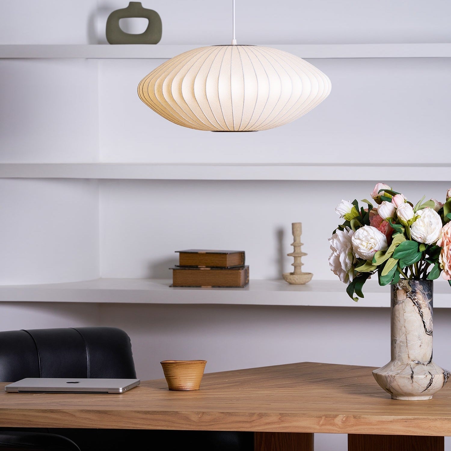 Mulberry Silk Bubble Ceiling Pendant Light Lighting Lobby