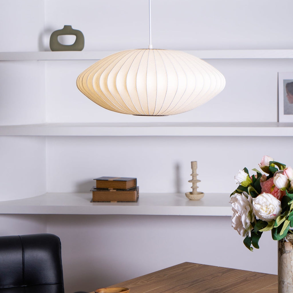 Mulberry Silk Bubble Ceiling Pendant Light Lighting Lobby