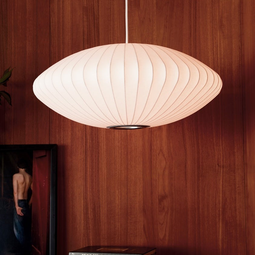 Mulberry Silk Bubble Ceiling Pendant Light Lighting Lobby