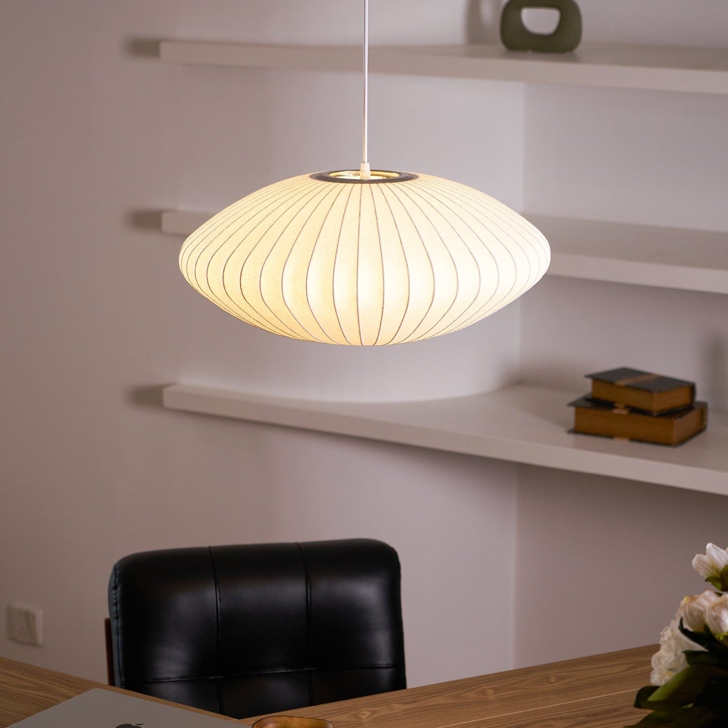 Mulberry Silk Bubble Ceiling Pendant Light Lighting Lobby