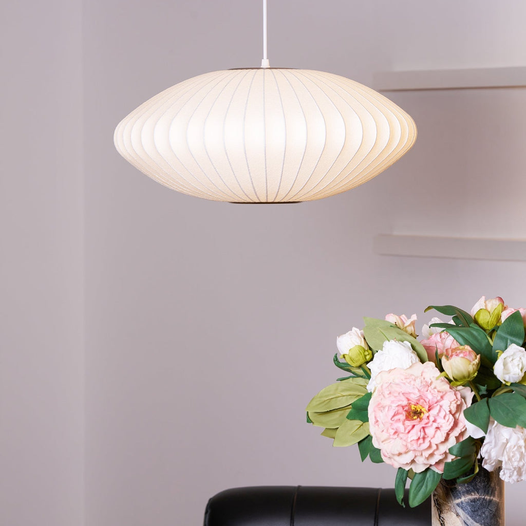 Mulberry Silk Bubble Ceiling Pendant Light Lighting Lobby