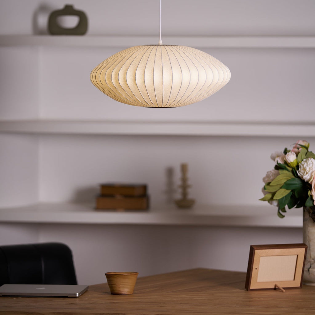Mulberry Silk Bubble Ceiling Pendant Light Lighting Lobby