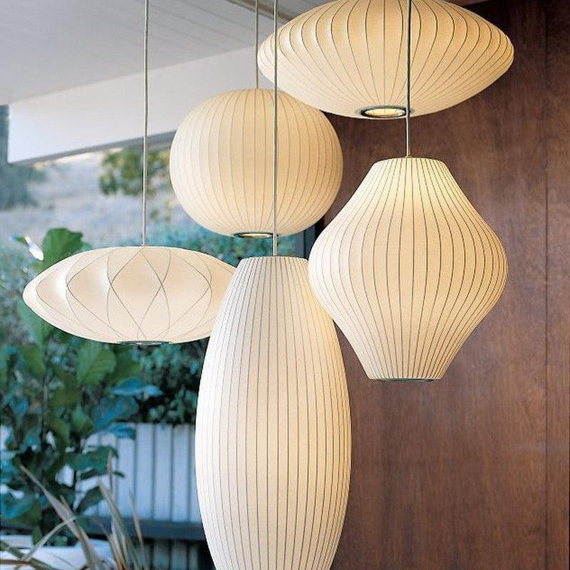 Mulberry Silk Bubble Ceiling Pendant Light Lighting Lobby