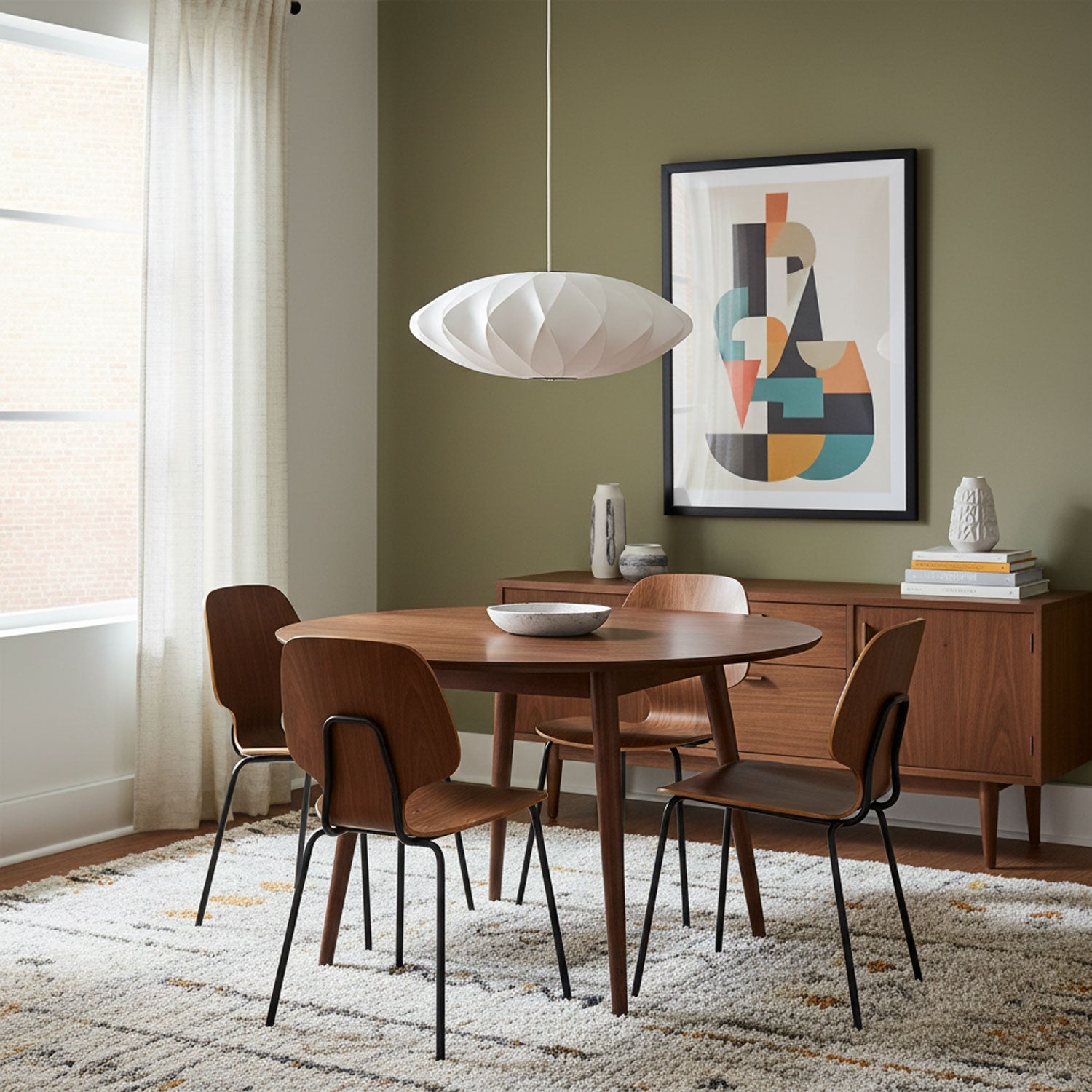 Mulberry Silk Bubble Ceiling Pendant Light Lighting Lobby