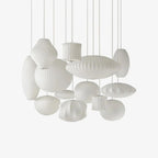 Mulberry Silk Bubble Ceiling Pendant Light Lighting Lobby