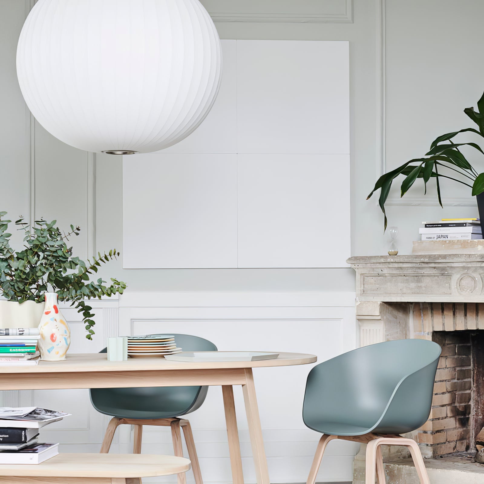 Mulberry Silk Bubble Ceiling Pendant Light Lighting Lobby