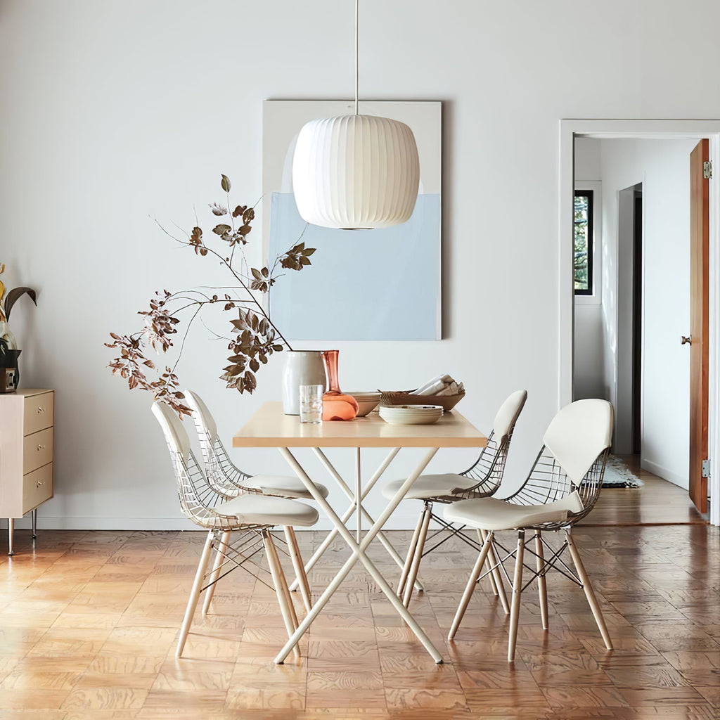 Mulberry Silk Bubble Ceiling Pendant Light Lighting Lobby