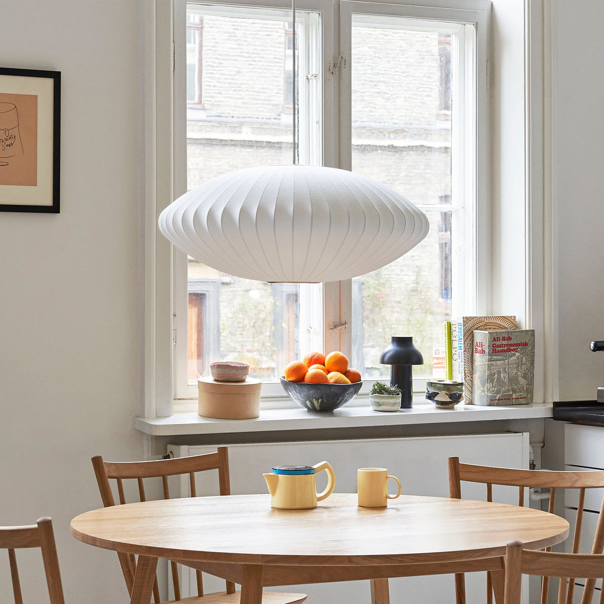 Mulberry Silk Bubble Ceiling Pendant Light Lighting Lobby