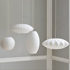 Mulberry Silk Bubble Ceiling Pendant Light Lighting Lobby