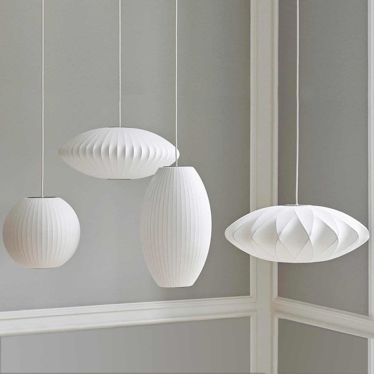 Mulberry Silk Bubble Ceiling Pendant Light Lighting Lobby