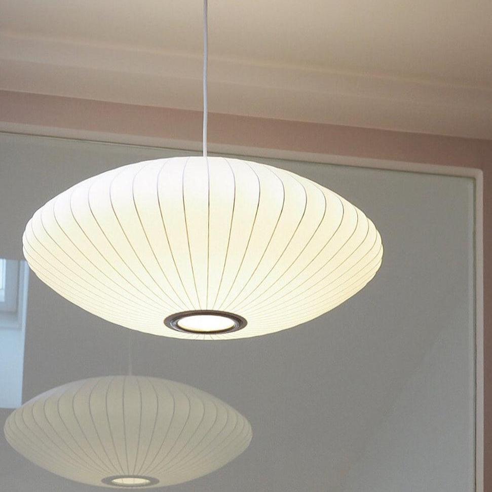 Mulberry Silk Bubble Ceiling Pendant Light Lighting Lobby