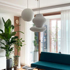 Mulberry Silk Bubble Ceiling Pendant Light Lighting Lobby