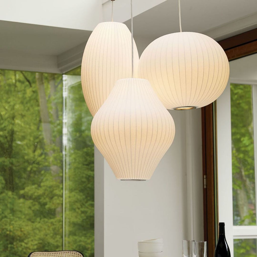 Mulberry Silk Bubble Ceiling Pendant Light Lighting Lobby