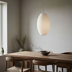 Mulberry Silk Bubble Ceiling Pendant Light Lighting Lobby