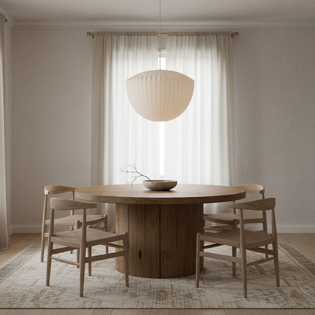 Mulberry Silk Bubble Ceiling Pendant Light Lighting Lobby