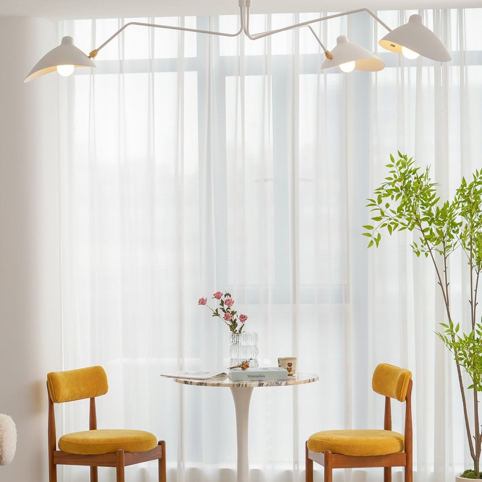 Multi-Arm Ceiling Lamp Lighting Lobby