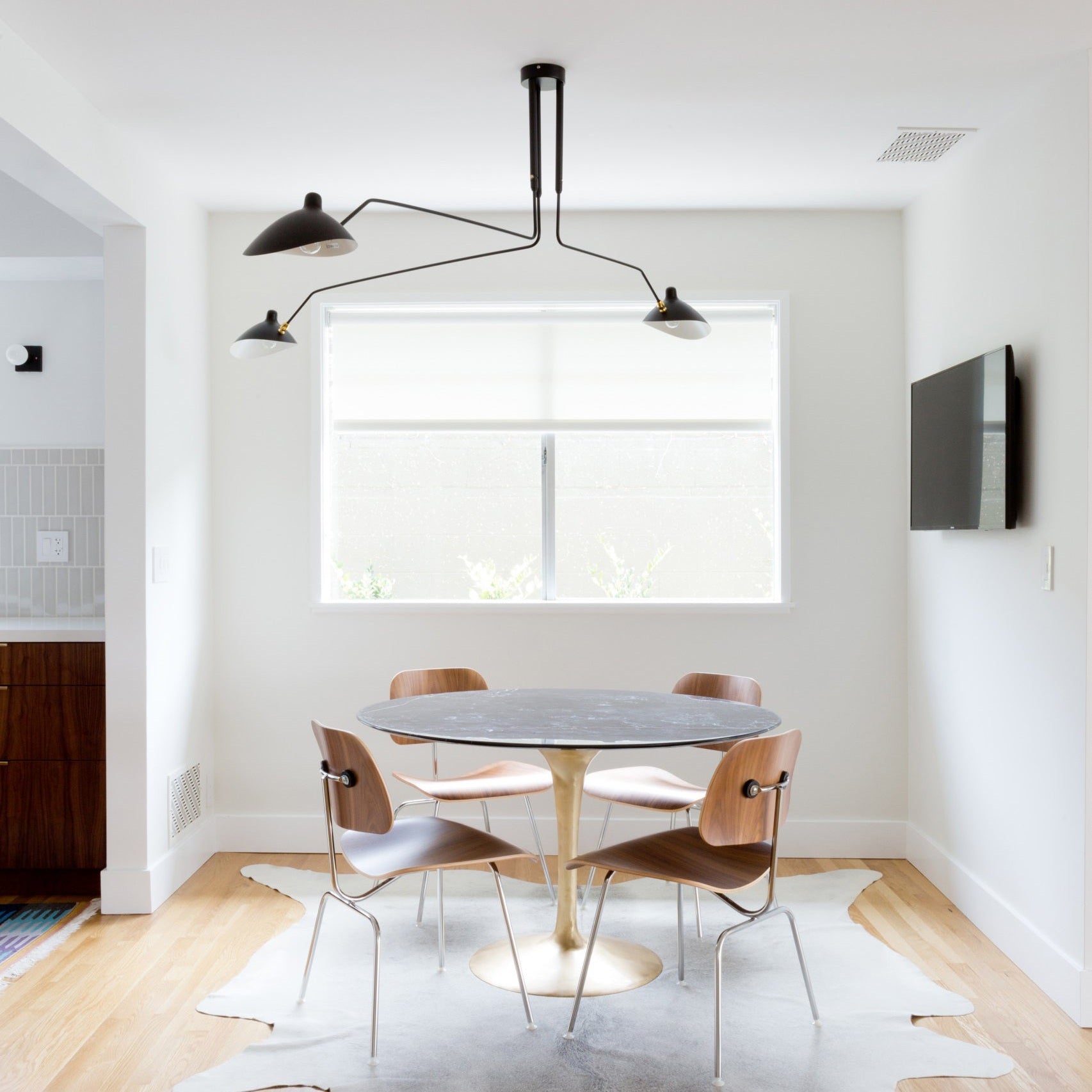 Multi-Arm Ceiling Lamp Lighting Lobby