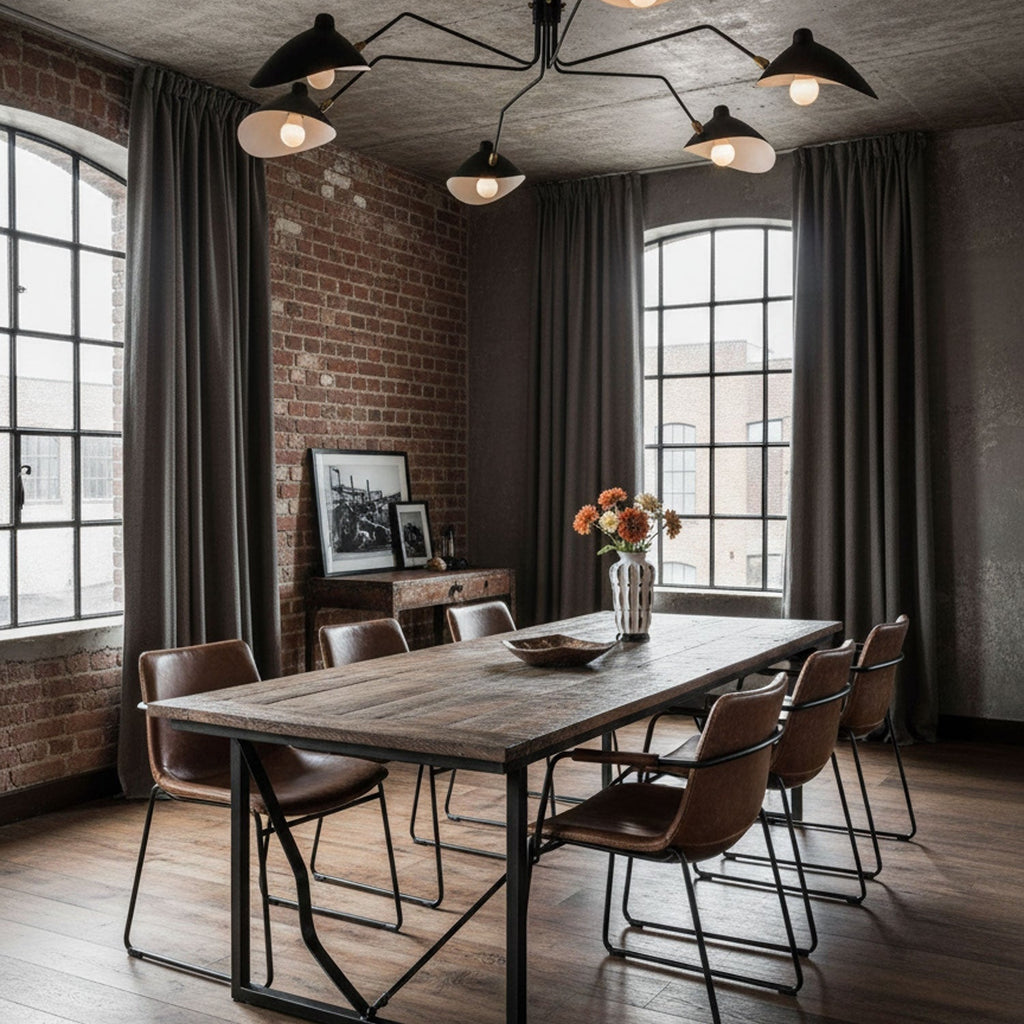 Multi-Arm Ceiling Lamp Lighting Lobby